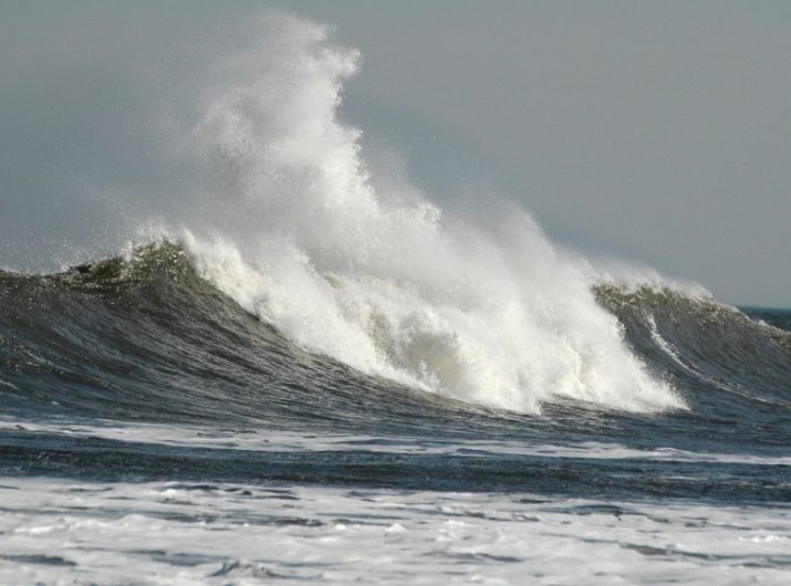 Wind causes big waves. Flickr Image Credit: Peter Mulligan